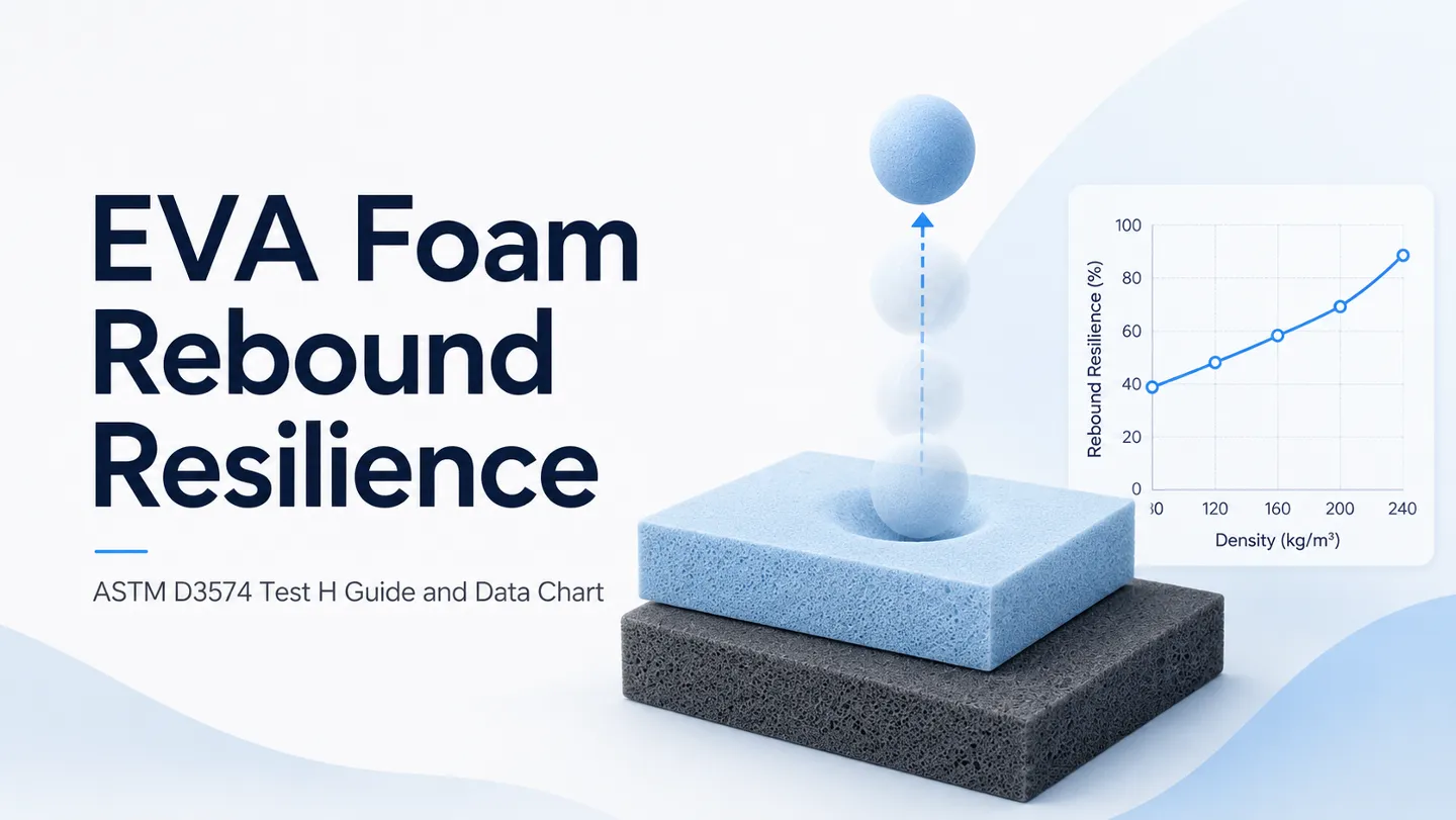 EVA Foam Rebound Resilience: ASTM D3574 Test H Guide and Data Chart