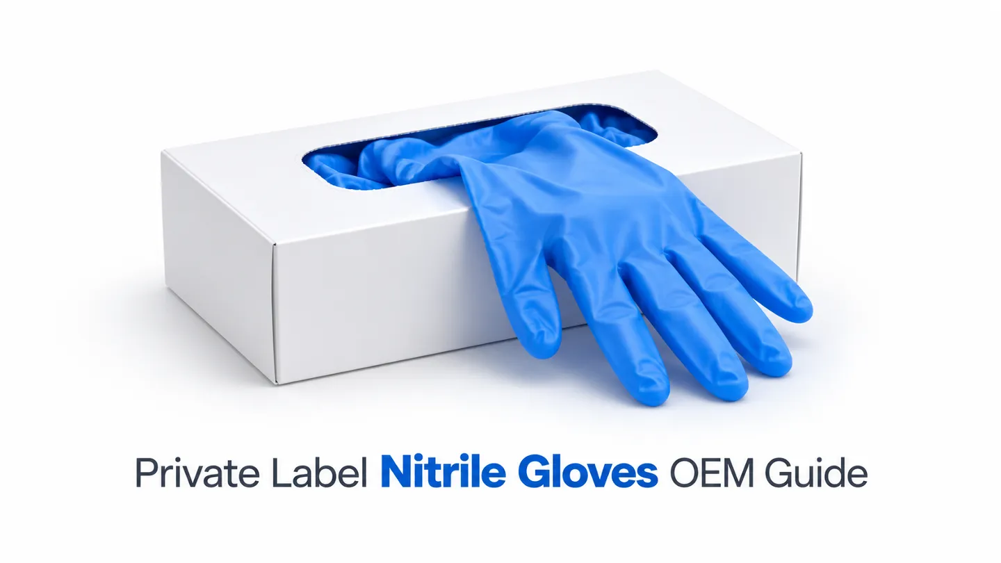 Guantes de nitrilo de marca propia: la guía de compra OEM (2026)