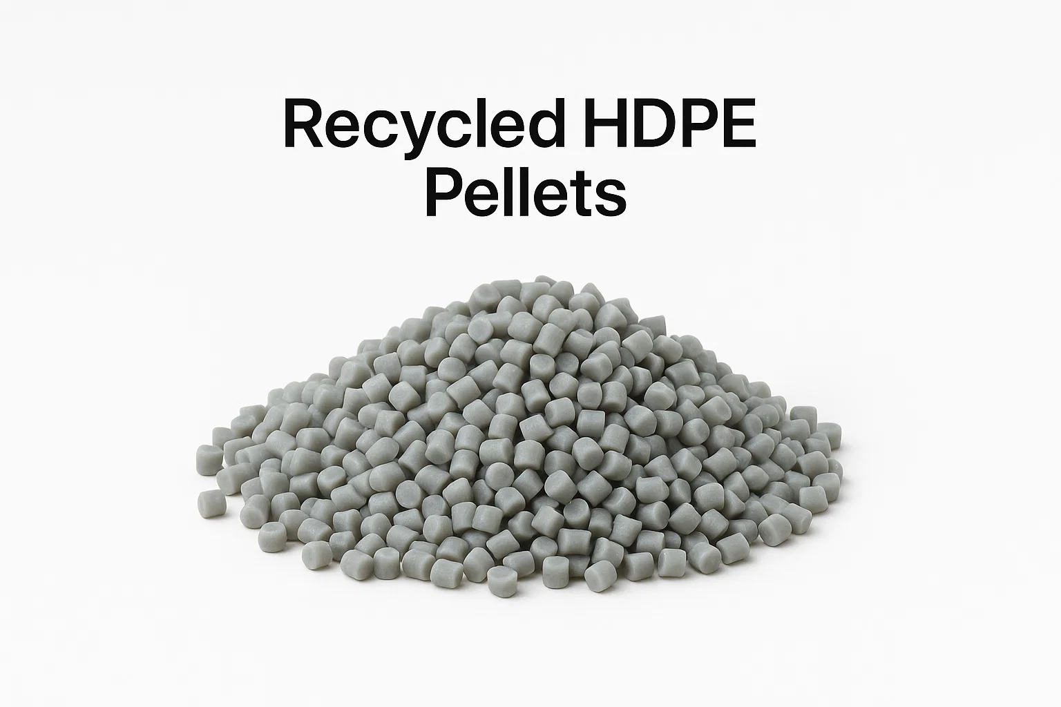 Pellets de HDPE reciclado