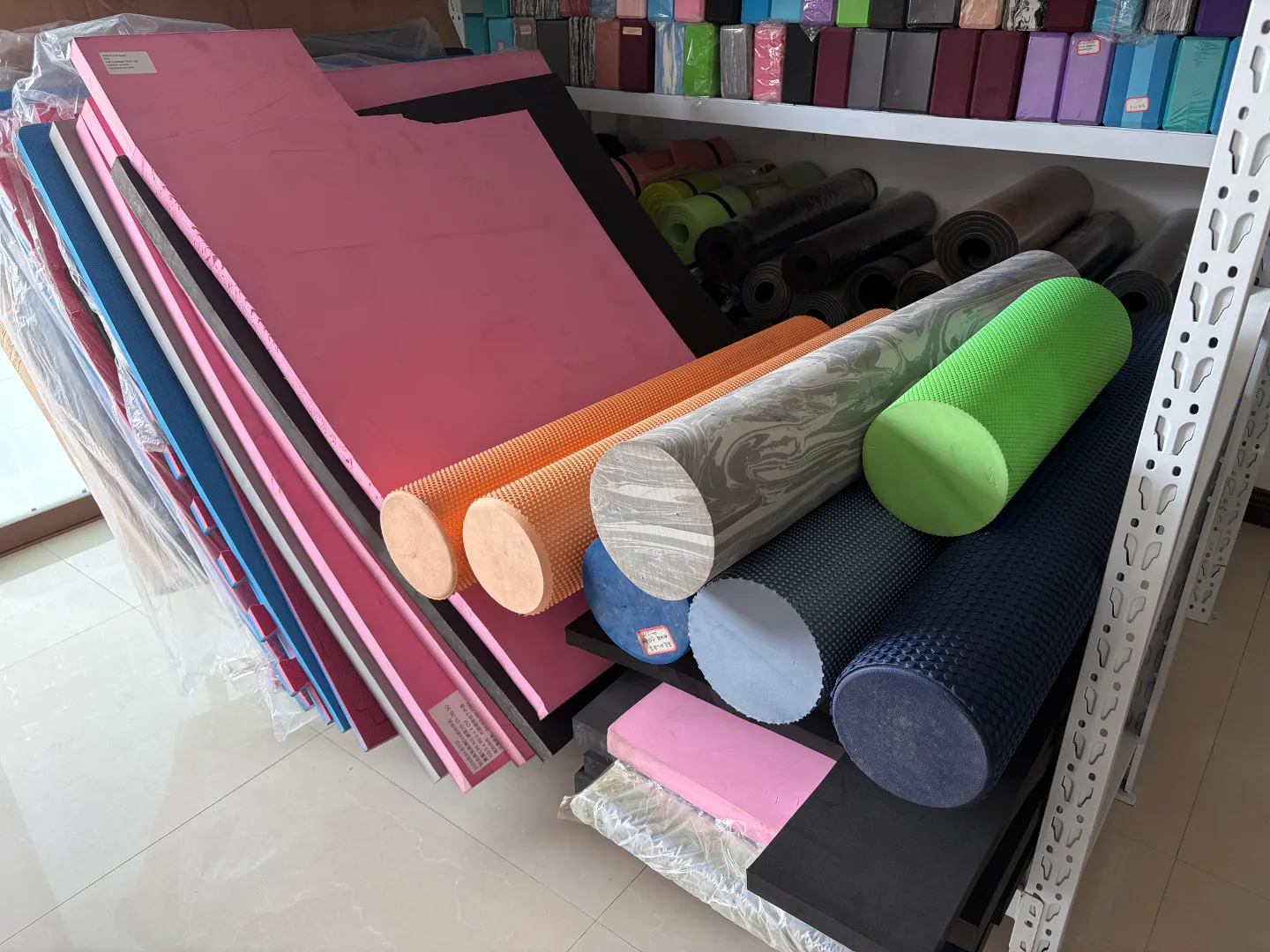 High-density EVA foam sheets and rollers stock