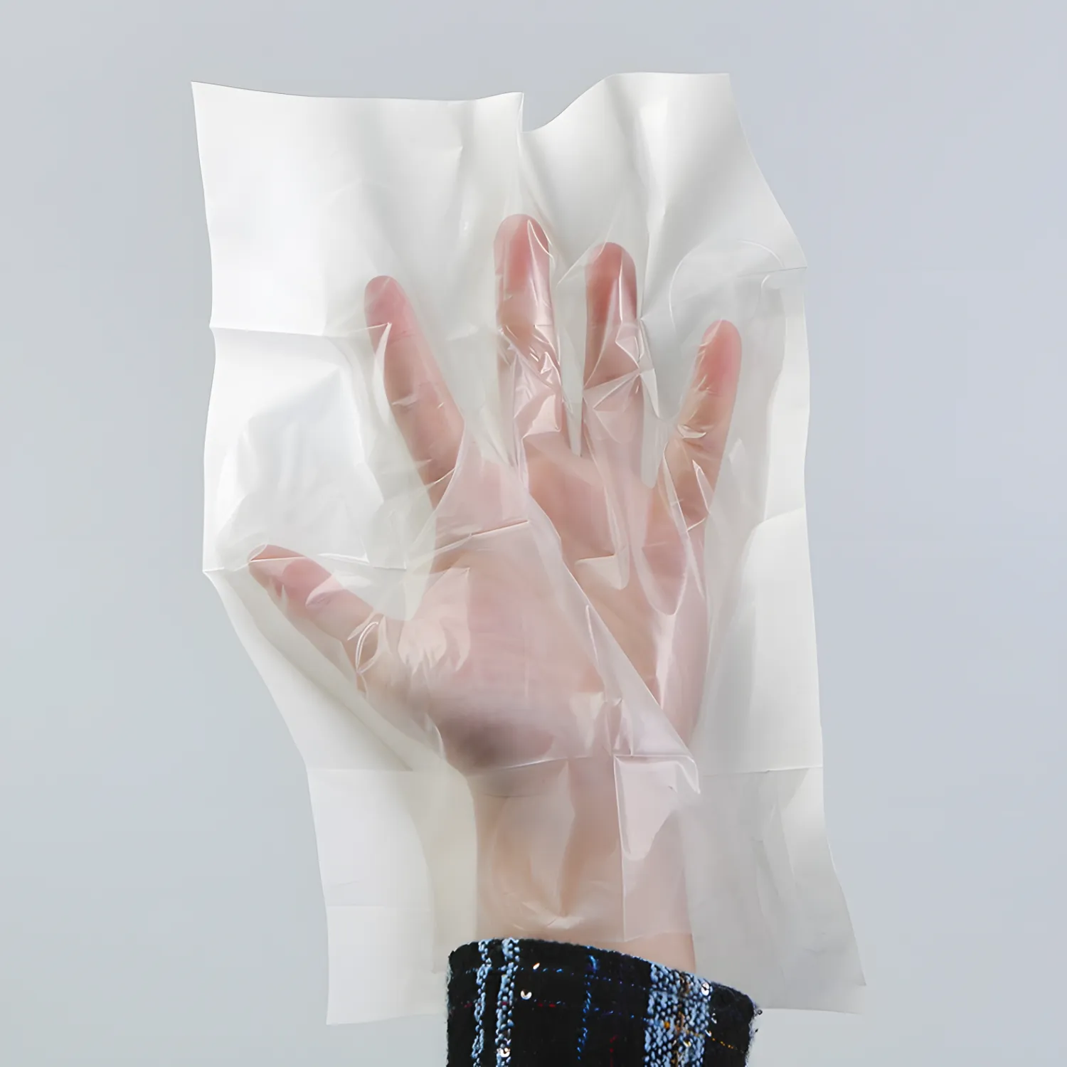 Disposable Paper Attached Gloves