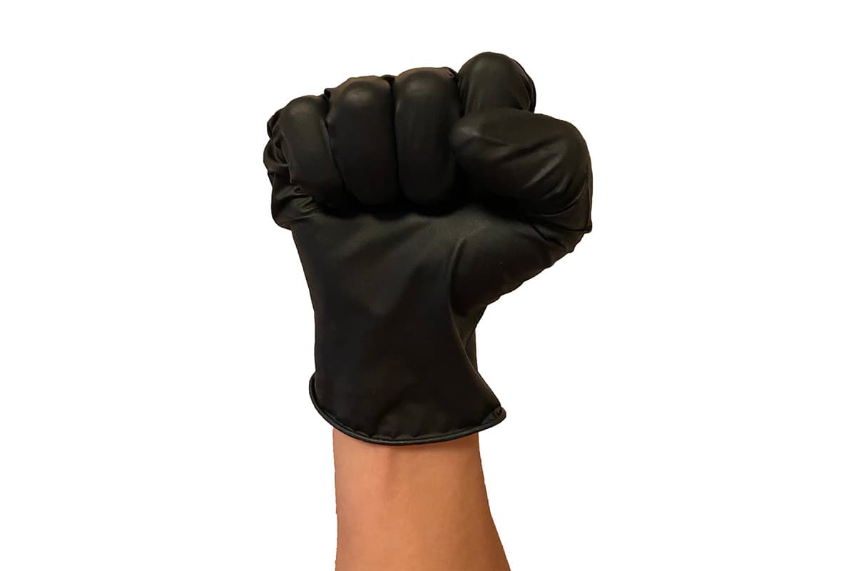 Black Nitrile Gloves - heavy duty - 6mil
