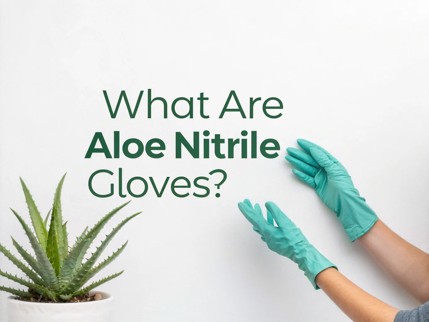 What Are Aloe Nitrile Gloves? A Comprehensive Guide to Comfort and Protection